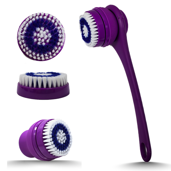 Deep Purple Cleansing & Exfoliating Body Brush