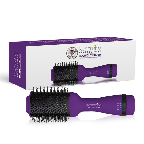 Metallic Deep Purple Blowout Brush