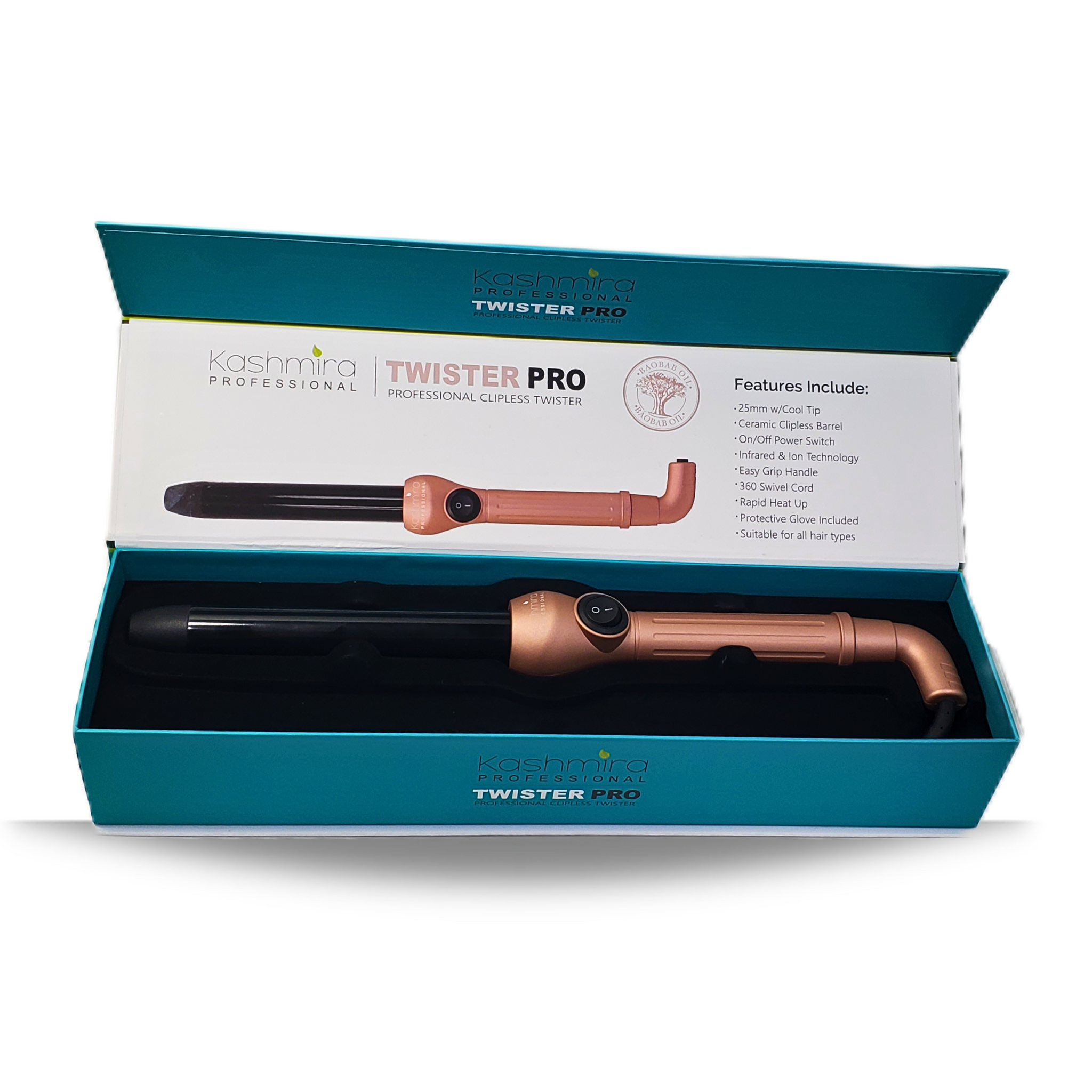 Kashmira Pro. | Metallic Rose Gold 25mm Twister – Kashmira