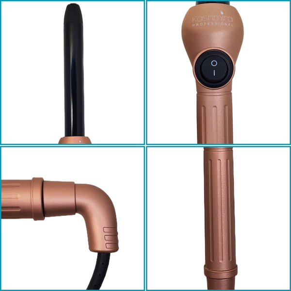 Metallic Rose Gold 25mm Twister